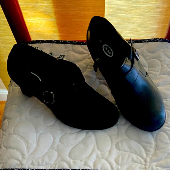 Dr. Scholl's Black Men's Oxfords - Picture 1 of 6